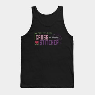 Professional Cross Stitcher Cross Stitch Tank Top